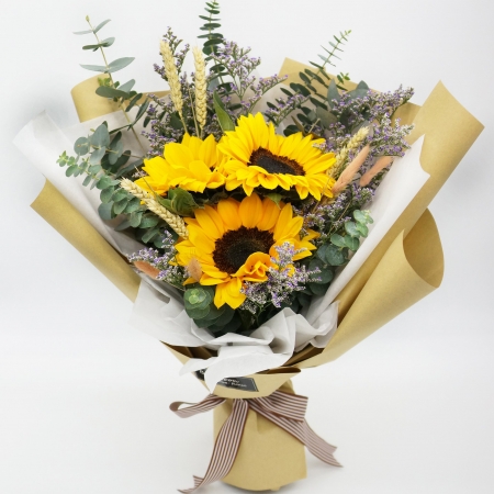 3 pcs Sunflower Bouquet